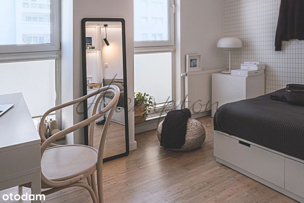 Nowoczesny apartament z dużym balkonem i recepcją