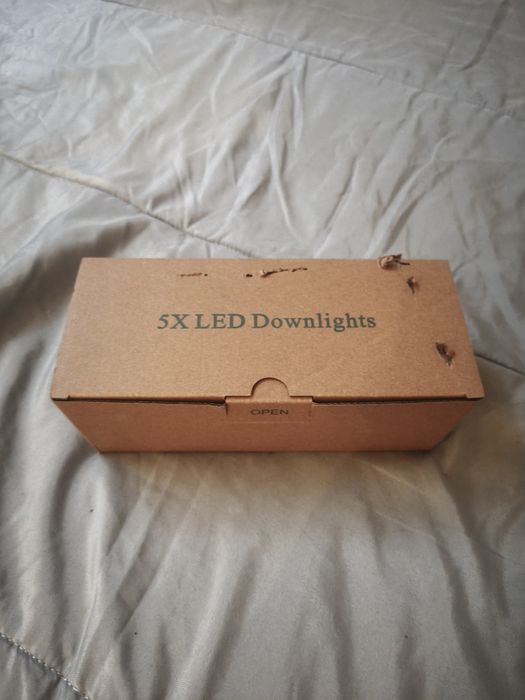 Pack 5x Focos LED Downlight - Embutir (Novos)