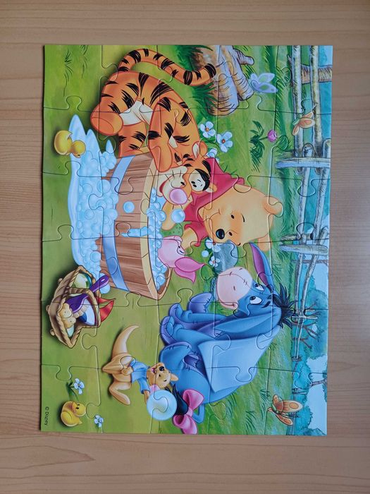 Пазли Trefl 30 ел.,Рибалка-Пазл-гра, дерев'яні "Fun farm 3 in 1",24 ел