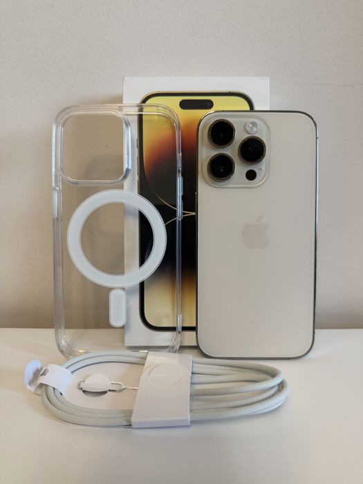 Iphone 14 pro złoty 256gb kondycja 100%