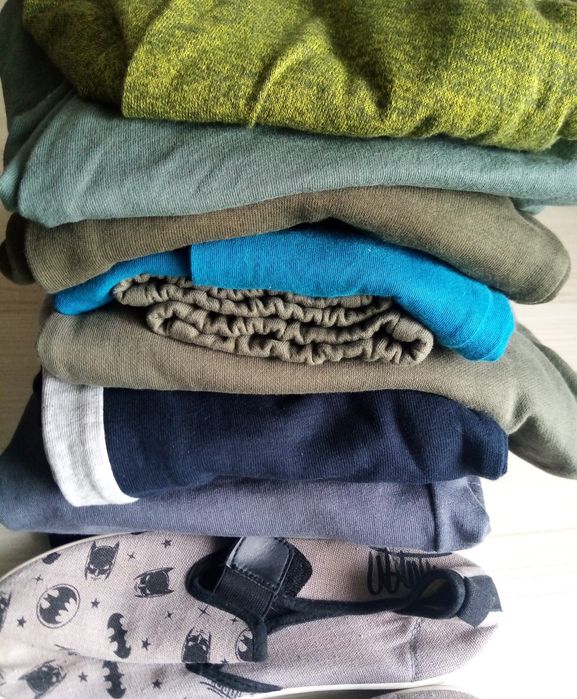 Rzeczy na 10-12 latka spodnie bluzki rozmiar 146 152 trampki rozm 36