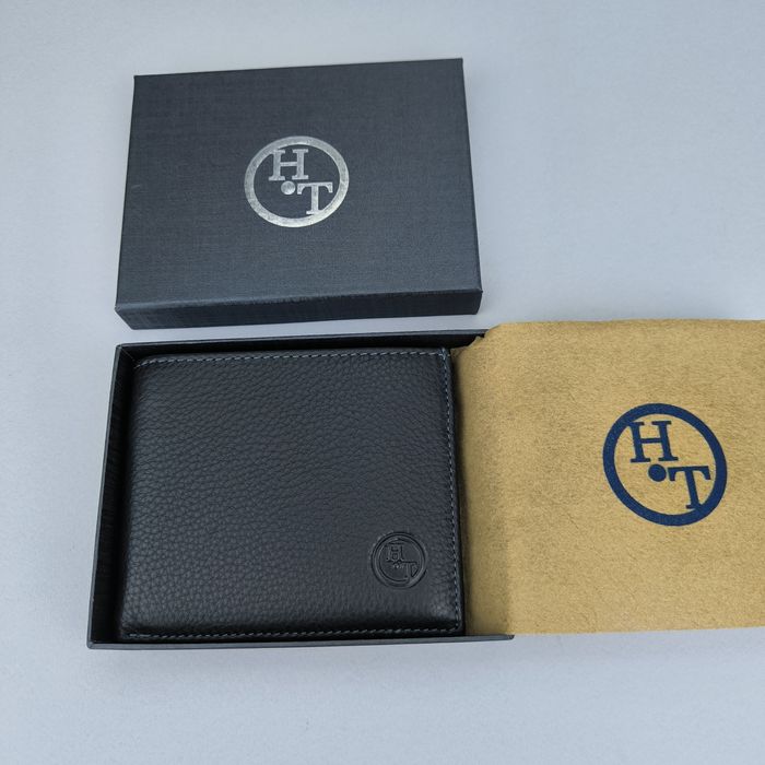 Гаманець чоловічий HT шкіряний маленький кошелек мужской кожаный кожа