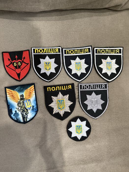 Шеврони кокарда поліція шеврони