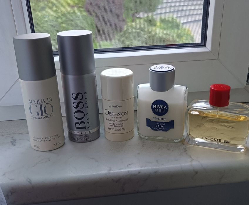 Zestaw męski Hugo Boss Armani Lacoste NIVEA Calvin Klein