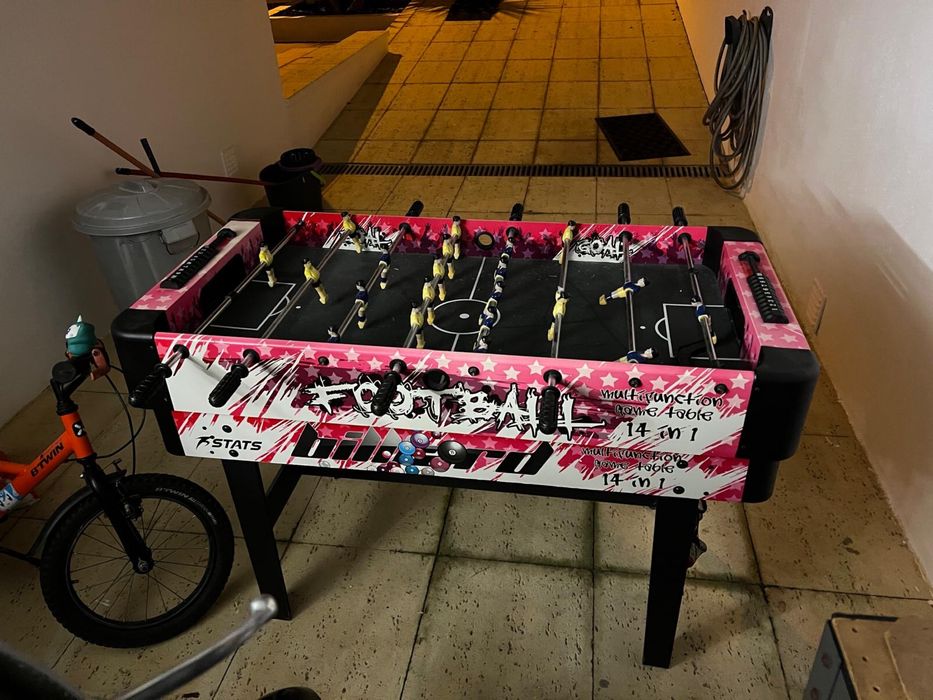 Mesa multijogos criança 120x60cm