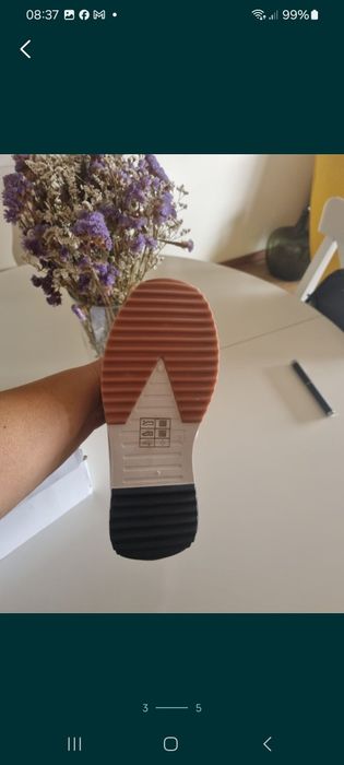 Tenis plataforma 37