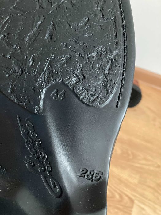 Buty męskie pantofle skóra 44 wkładka ok.28,5cm