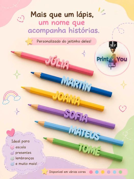 Nome para Lapis - Personalizado