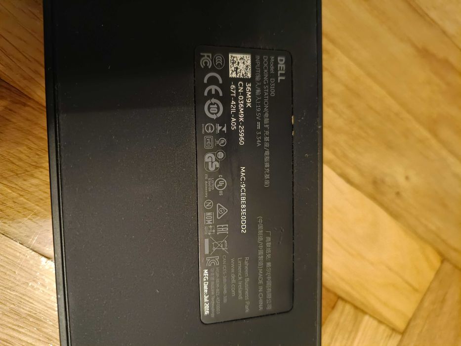 Stacja dokująca DELL D3100