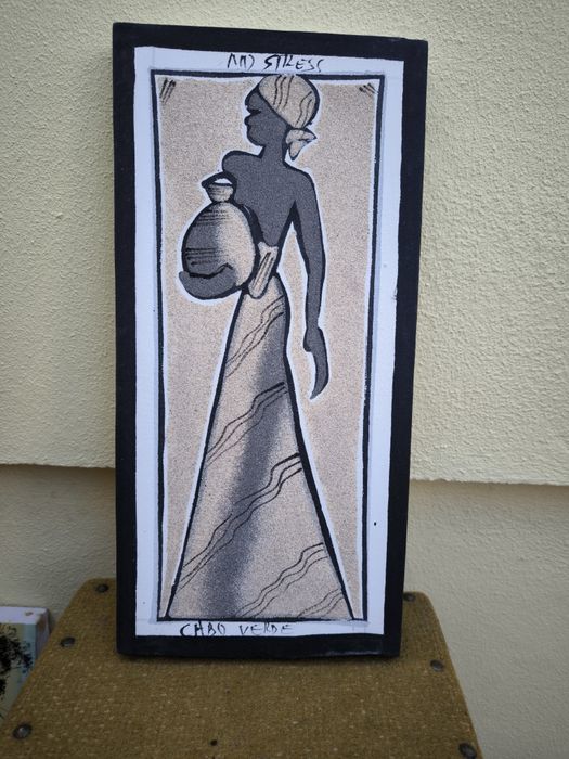 Quadros tela pintados a mão Cabo Verde