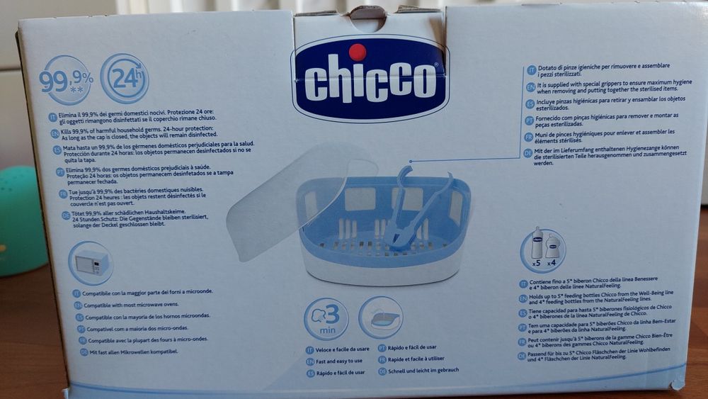 Esterilizador a vapor (Marca Chicco)
