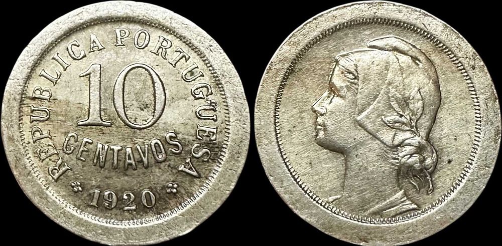 10 Centavos - 1920 - República Portuguesa