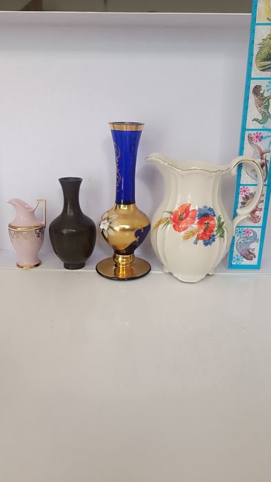 Продам вазу, кувшин, керамика, металл