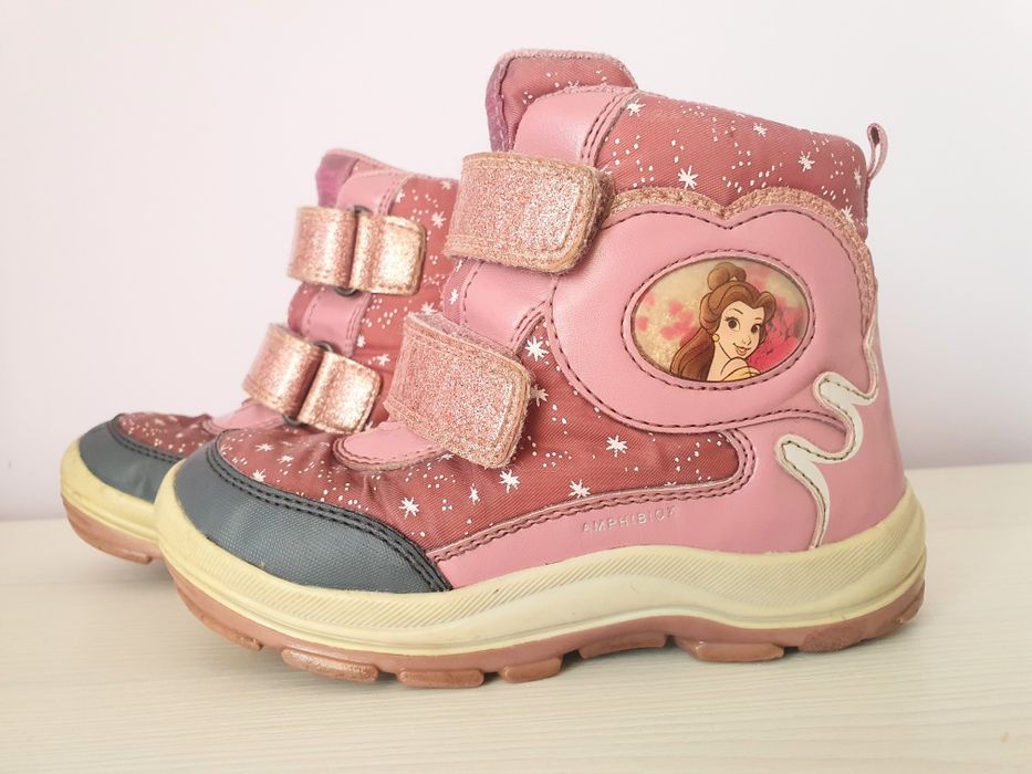 Зимові рожеві термо чобітки Geox р. 26