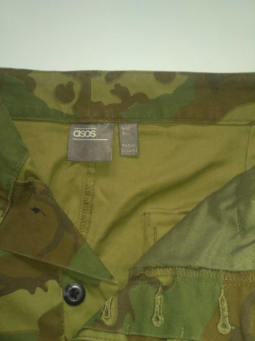 Шорты мужские  хаки размер W 32 81 см  Asos