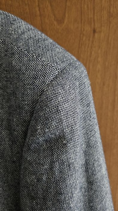 Garnitur  Cavani męski szary z kamizelka gratis koszula + krawat  rozm
