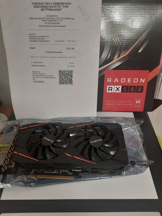 ВИДЕОКАРТА GIGABYTE RX 570 4Gb как новая пломба и другие карты
