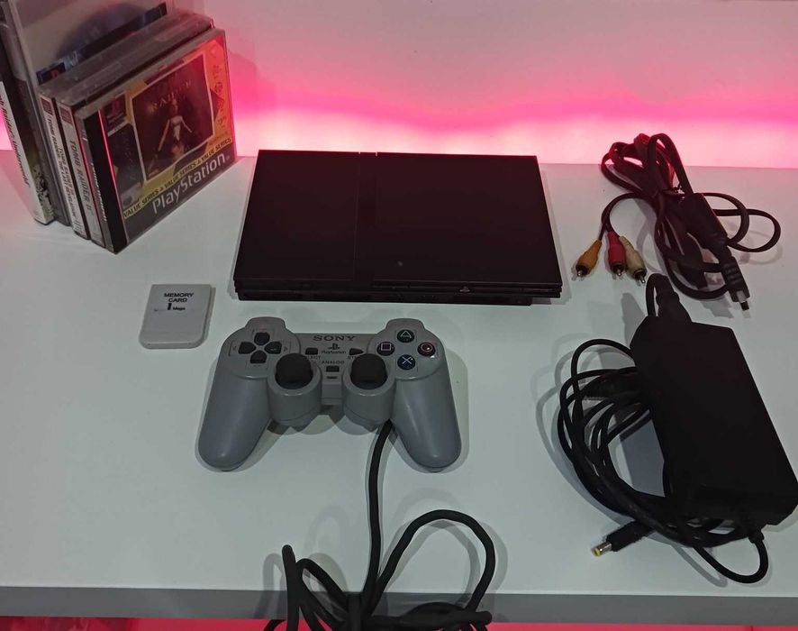 Playstation 2 + Jogos Tom Raider