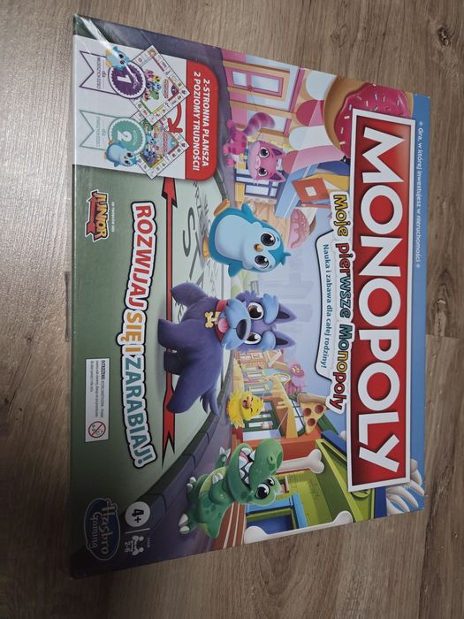 Monopoly junior gra Hasbro Pl