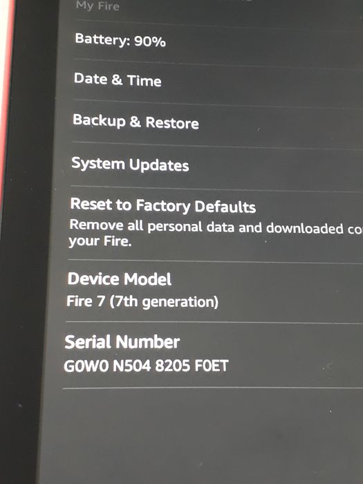 Планшет Amazon Fire 7 ( HD6 (PW98VM).