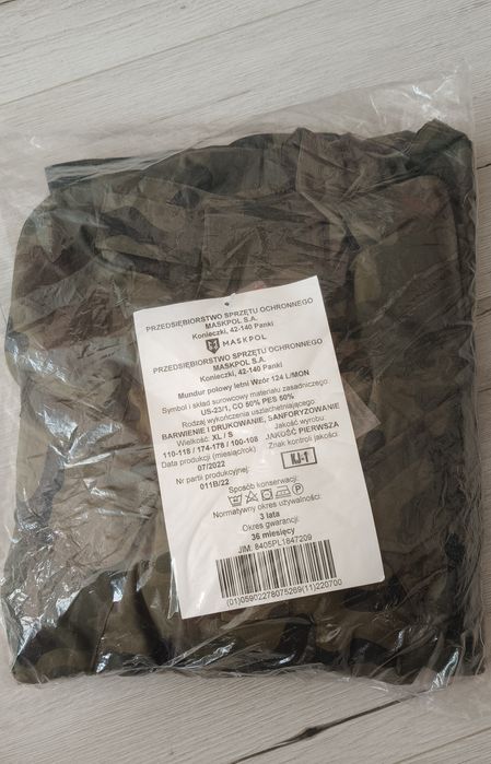 Mundur polowy letni XL/S