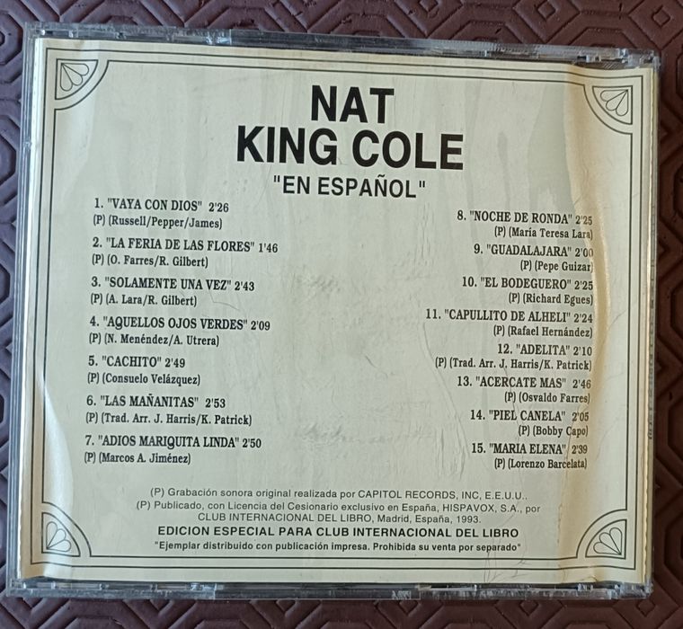 CD - Nat King Cole425129161608417281