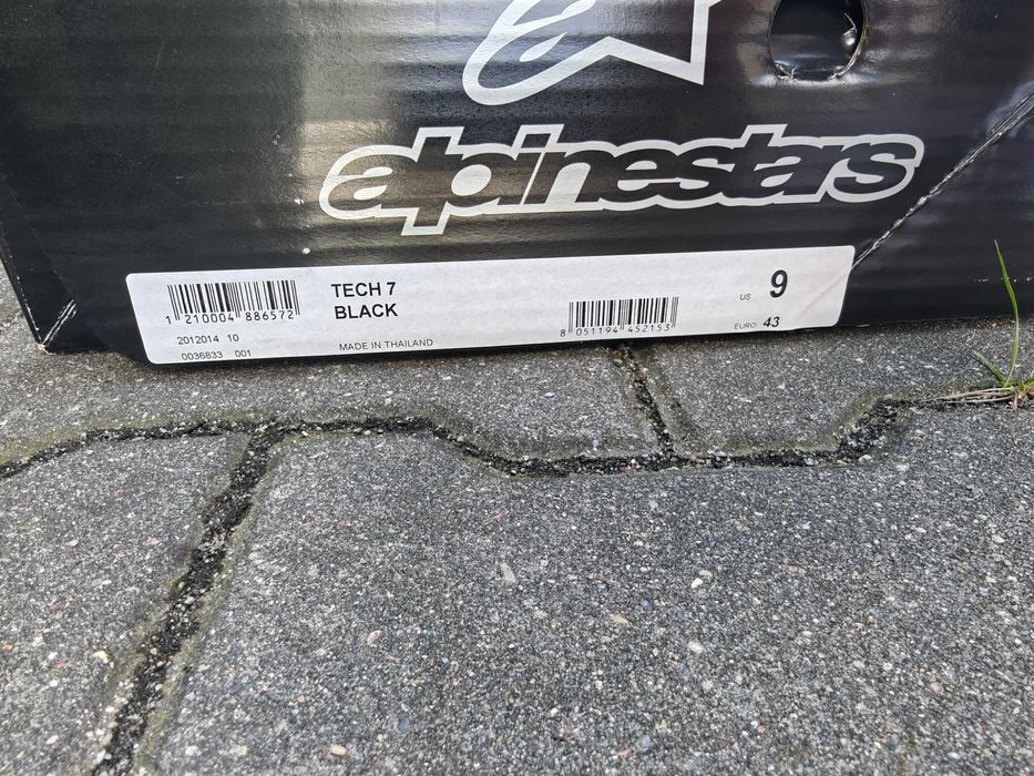 Buty na Crossa motocykl Alpinestars Tech 7 Black