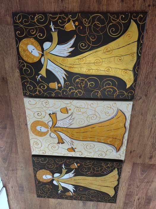 "Beskidzkie Anioły"-piękne obrazy olejne na płótnie!