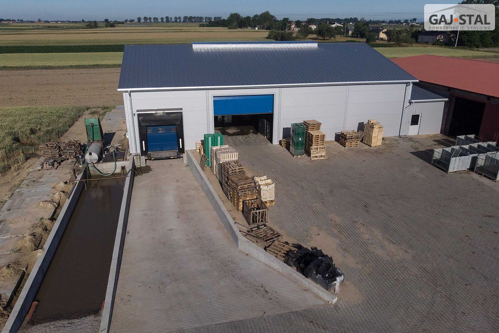 Hala ocieplana 1350 m2 30x45x5