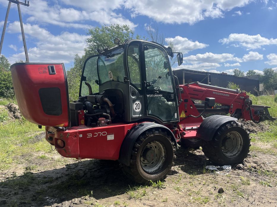 Weidemann 3070 cx80 weidemann schaffer ładowarka przegubowa teleskopowa