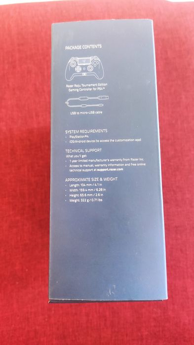 PS4 Comando Razer Raiju Tornament Edition Selado