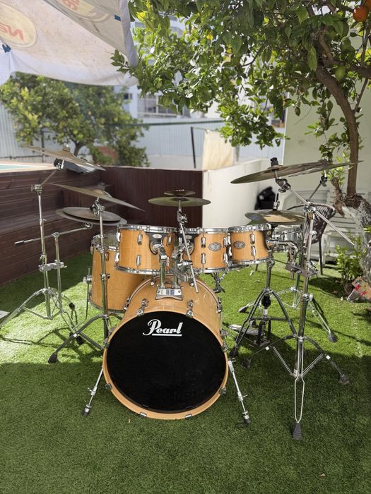 Pearl VBX – Bateria Profissional + Sabian HHX Evolution / Legacy