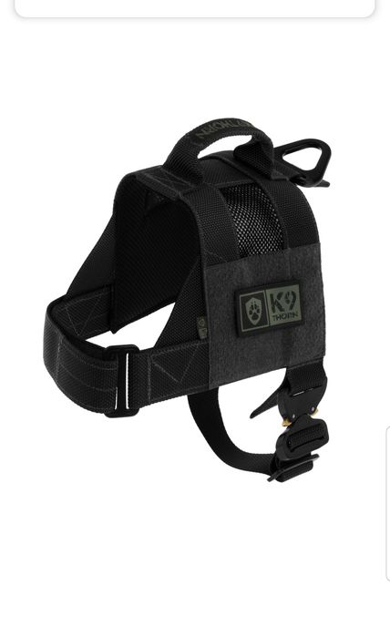 Szelki dla psa K9 Thorn Bravo Black - Duży pies smycz obroża  
Wytrzym
