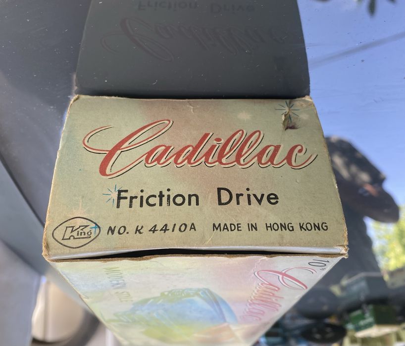 Antigo Cadillac de Fricção 10" (Anos 50) - Com Caixa Original
