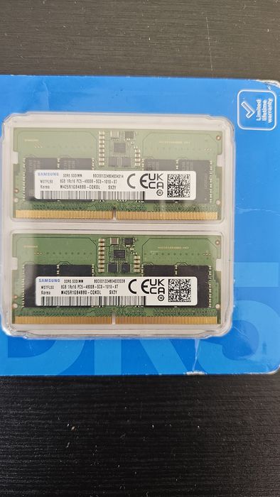 Memória Ram so-dimm 2x8GB (16Gb) DDR5