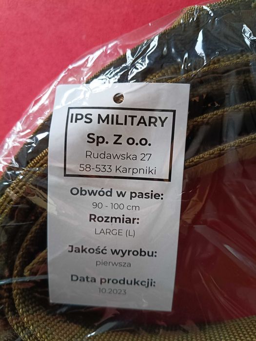 Pas taktyczny wojsk specjalnych (coyote), rozmiar L