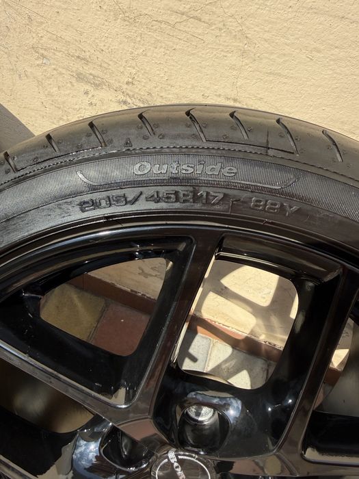 Диски borbet Y 5/100 r17  205/45/17 vw seat skoda