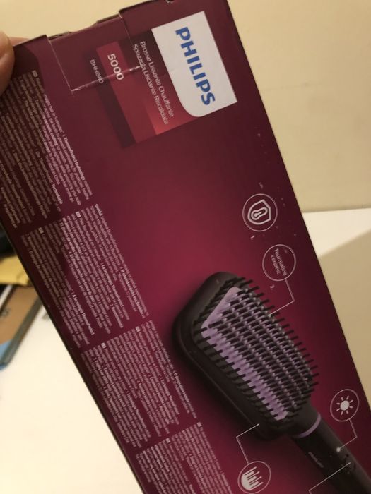 Escouva electrica para esticar cabelo