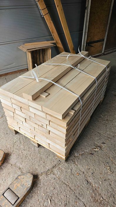 Deski dębowe krawędziaki na kanał pomost trepy