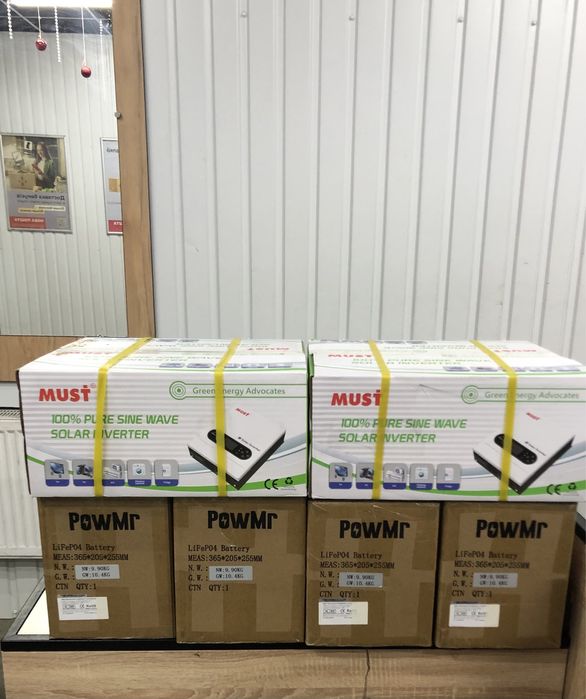 Акумулятор PowMr LiFePO4 12V 100Ah (1.28 кВт·год)