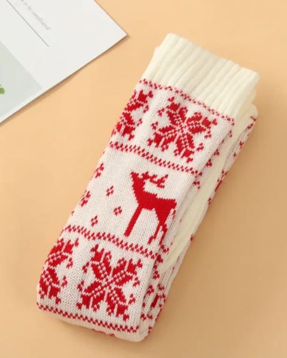 Zimowe podkolanówki/zakolanówki.