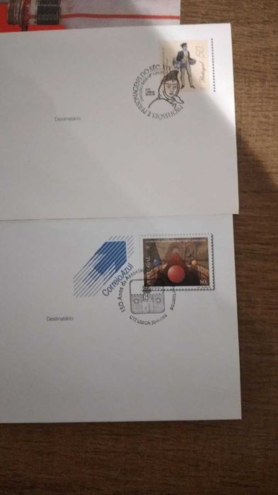 Selo e carta comemorativo 1 dia ah mais