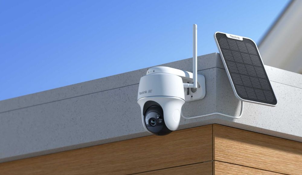 Câmara Autónoma Reolink Argus PT Ultra 4k Solar 8MP Focus de Luz NOVA