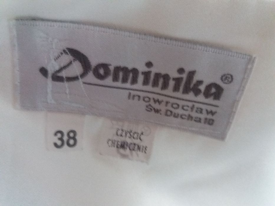 Ślubna suknia kremowa r.38 DOMINIKA