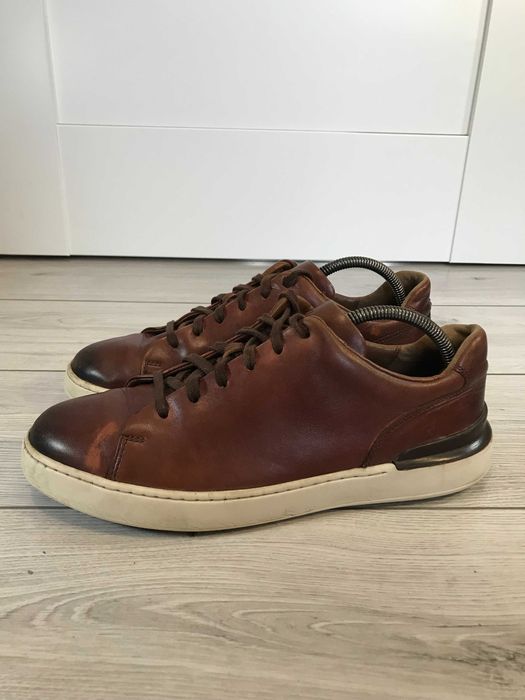 Skórzane półbuty Clarks Court Life Lace rozm. 44