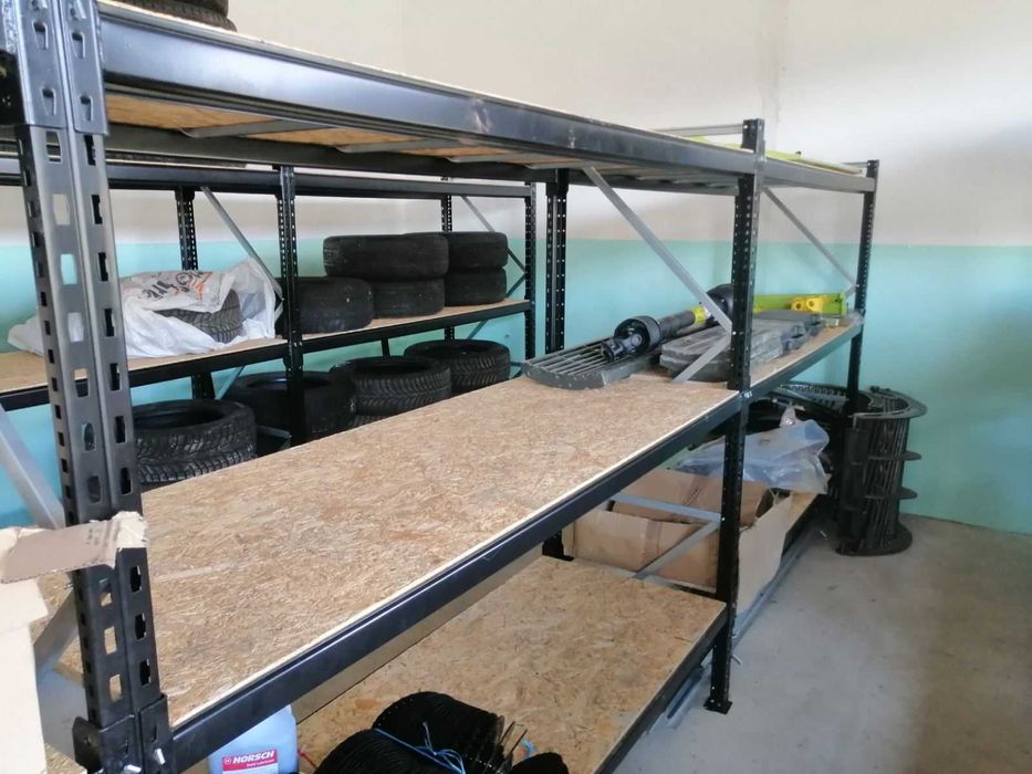 Палетні стелажі на склад. Консольні стелажі. Поличні підсилені.Драбини