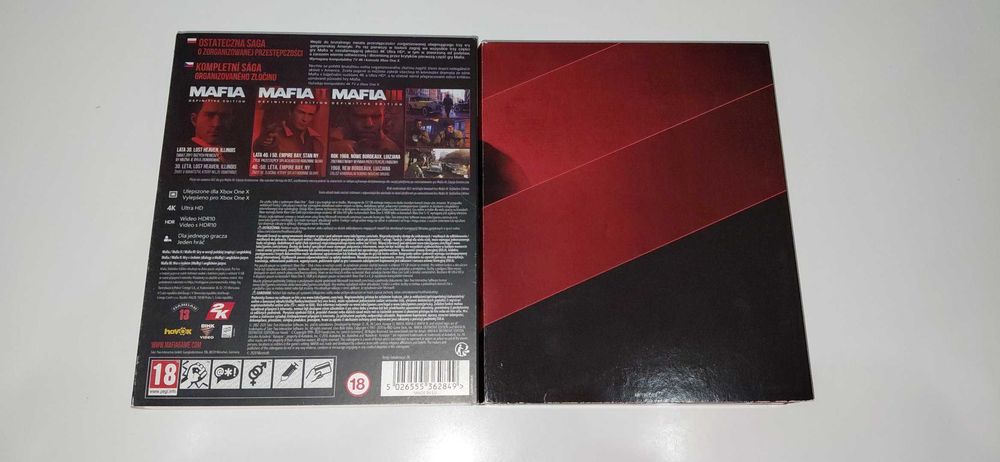 xbox one MAFIA TRILOGY PL po polsku 3 gry MAFIA 1,2 i 3 !! okładka PL