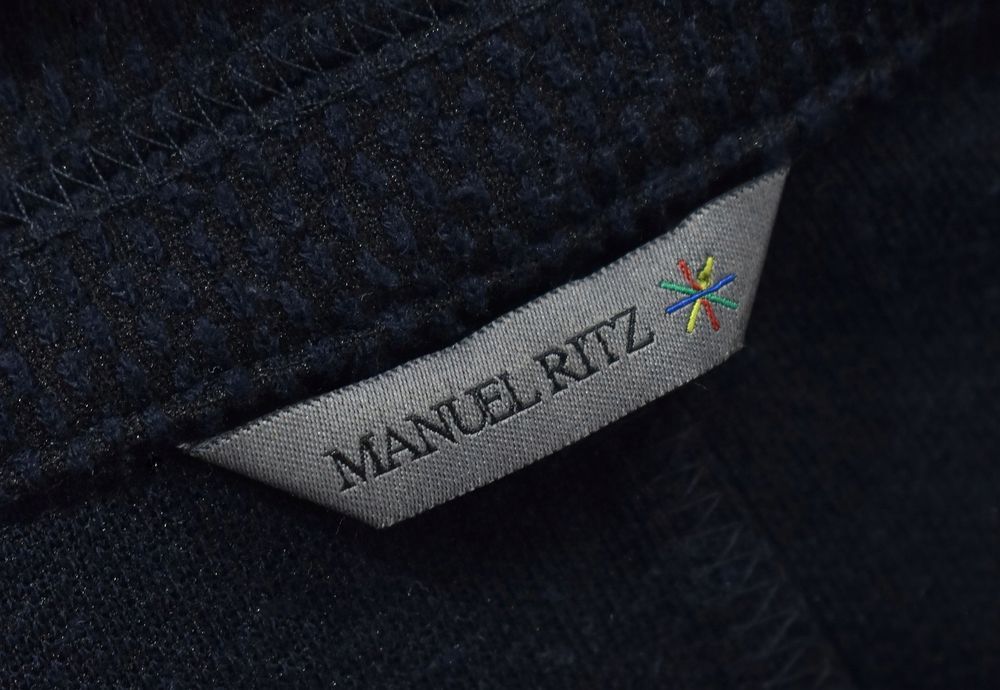 Manuel Ritz Dżersejowa Marynarka Z Mieszanki Materiałow 52