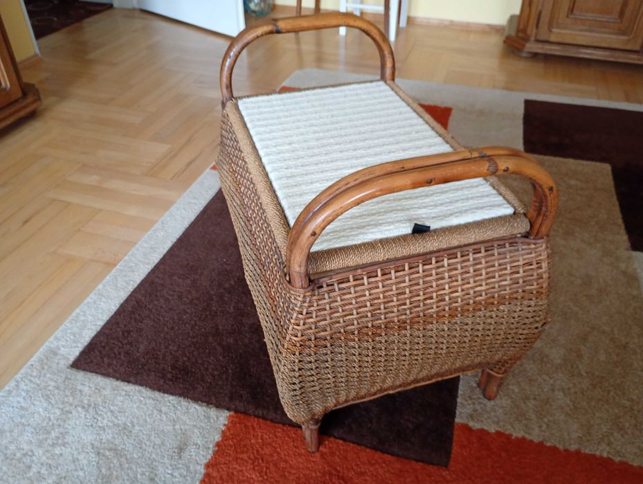 Skrzynia z wikliny 67 cm x 41 cm x 55 cm