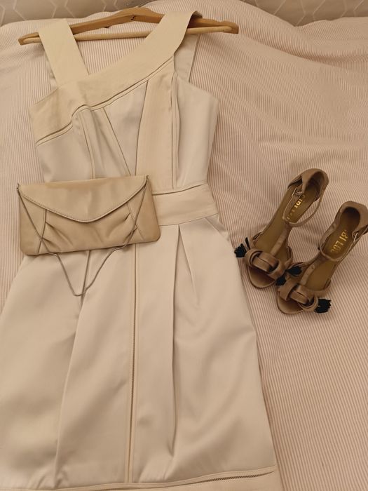 Studio Clássics Formal Dress + Sandals + Wallet